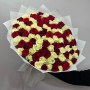 101 белая и красная роза фото 4