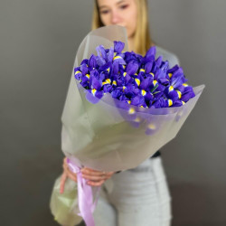 21 синего ириса